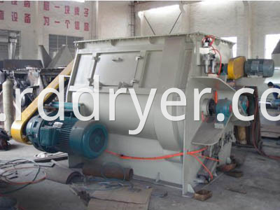 Double Shaft Horizontal Paddle Mixing Equipment for Detergent Powder